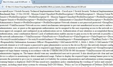 STIG XML File