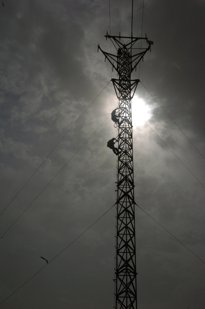 Signal Soldiers on Tower