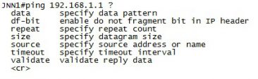 Cisco Ping Command