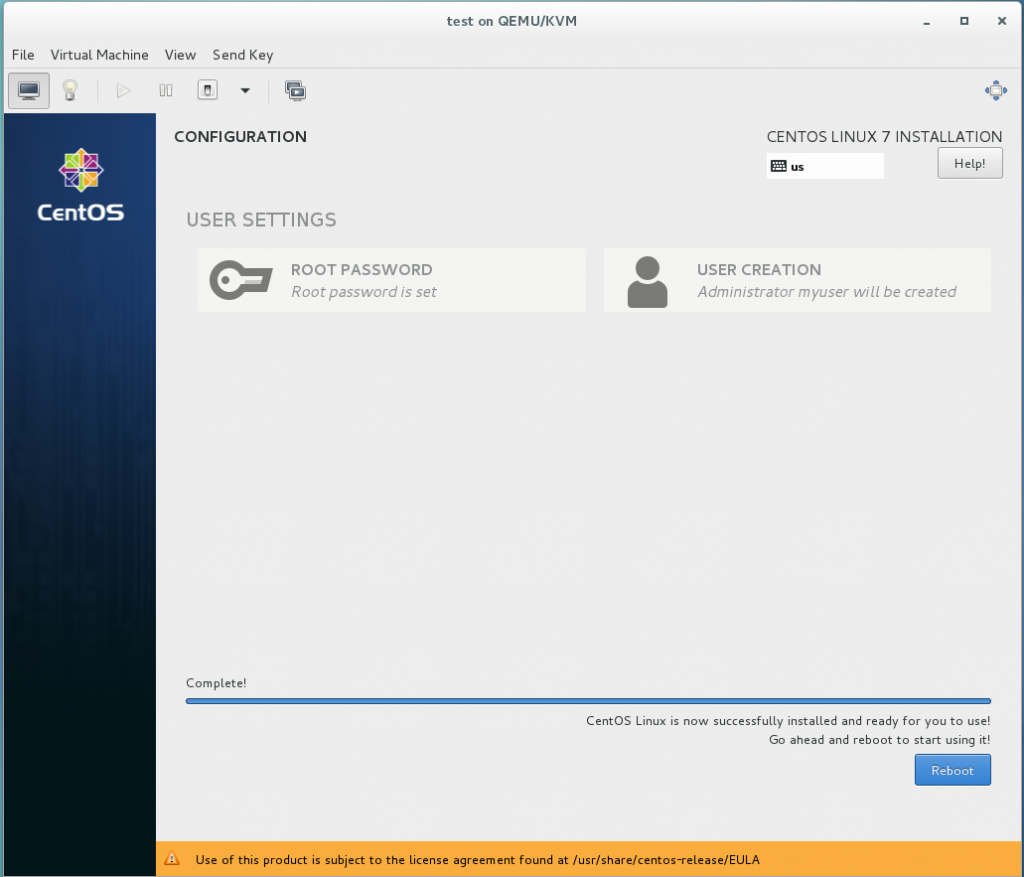 Centos Environment Loading Screen Building a Centos Server Image - The Signal Chief
