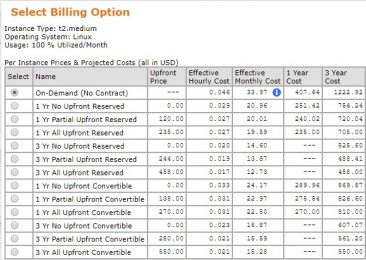 Committed Instance Rates