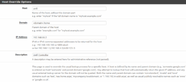 Host Override Option